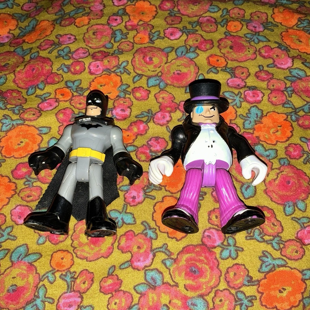 Imaginext DC Super Friends DC Comics Penguin Figure Blue Monocle w/ Batman